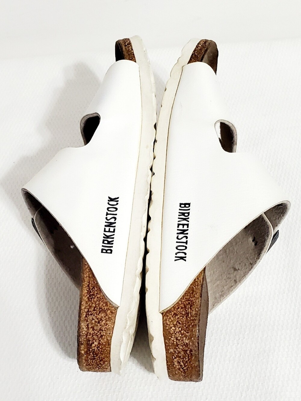 Birkenstock Arizona White Leather Double Dtrap Sandal Womens EU 37 - Picture 7 of 10